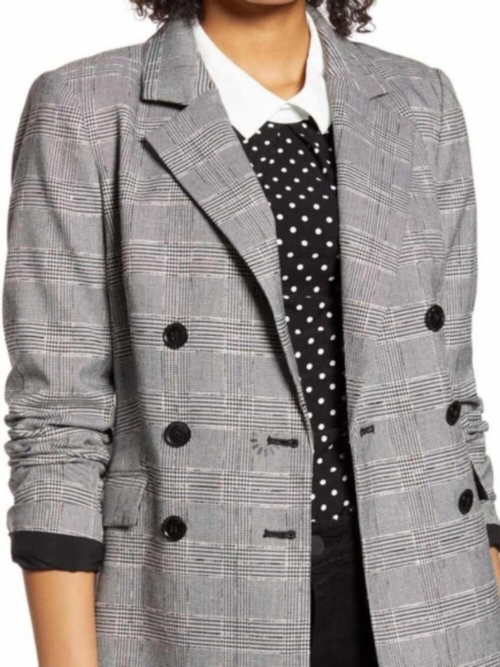 Tommy Hilfiger houndstooth blazer size 8